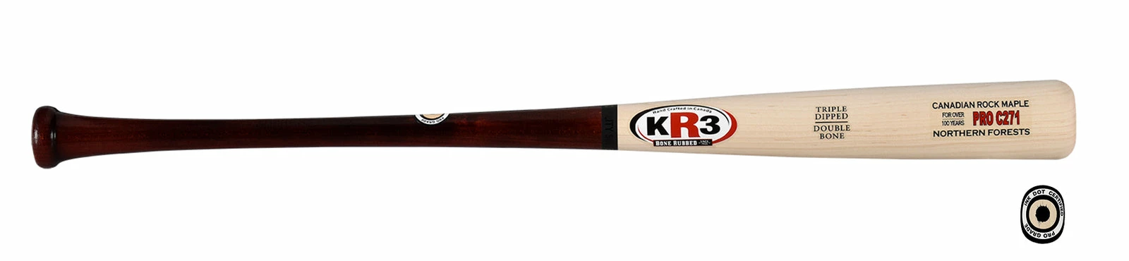 KR3 Canadian Rock Maple - Pro C271 - Baseball Bat 3 KR3 Canadian Rock Maple - Pro C271 - Baseball Bat